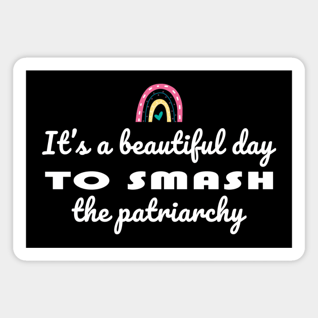 Smash the Patriarchy Magnet by Art Additive